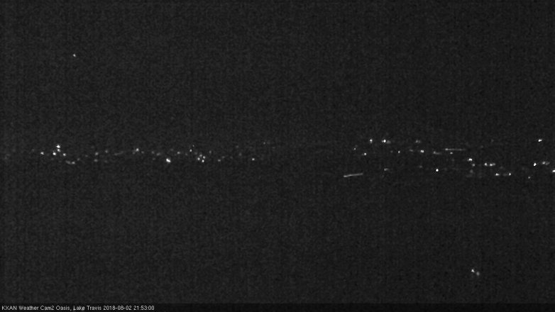 Lake Travis webcam, August 2, 2018 8:55 PM CT