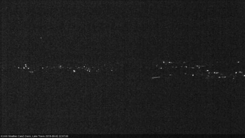 Lake Travis webcam, August 2, 2018 9:10 PM CT
