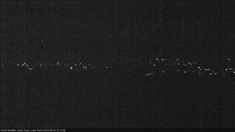 Lake Travis webcam, August 2, 2018 9:15 PM CT