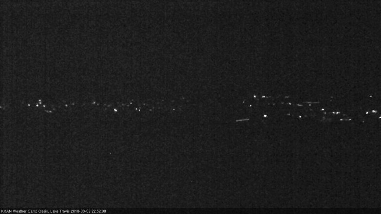 Lake Travis webcam, August 2, 2018 9:55 PM CT