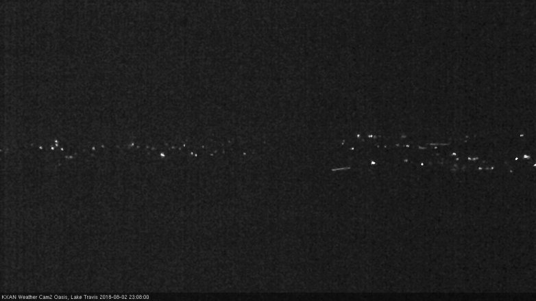 Lake Travis webcam, August 2, 2018 10:10 PM CT