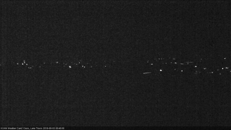 Lake Travis webcam, August 2, 2018 11:50 PM CT