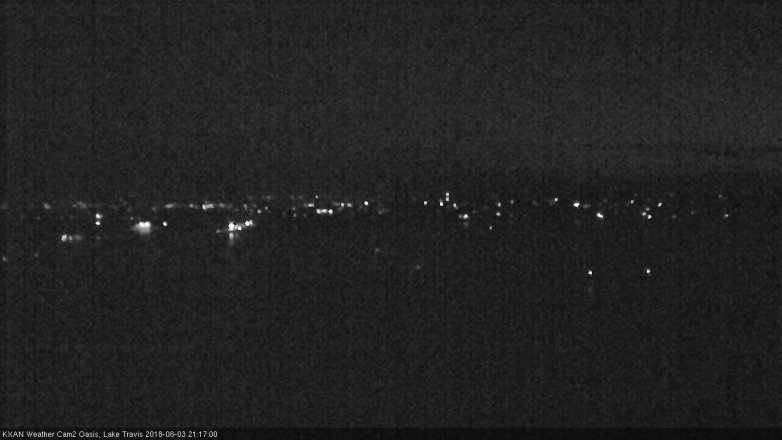 Lake Travis webcam, August 3, 2018 8:20 PM CT