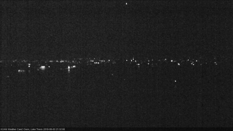 Lake Travis webcam, August 3, 2018 8:35 PM CT