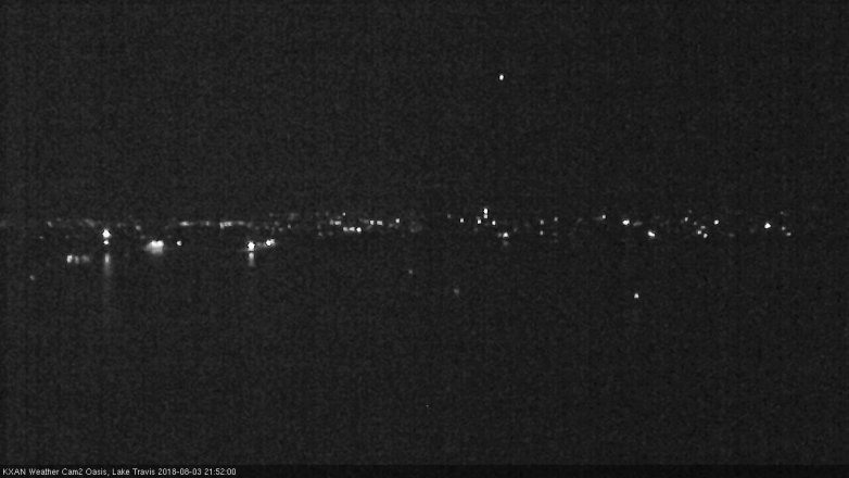 Lake Travis webcam, August 3, 2018 8:55 PM CT