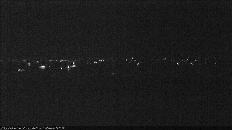 Lake Travis webcam, August 3, 2018 12:00 AM CT