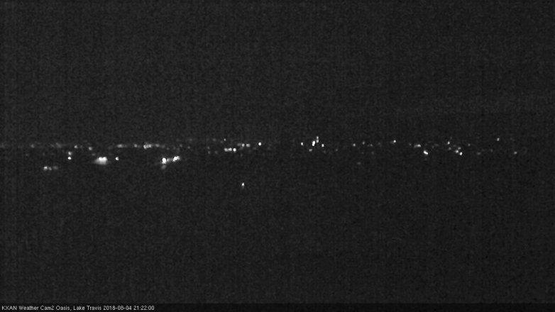 Lake Travis webcam, August 4, 2018 8:25 PM CT