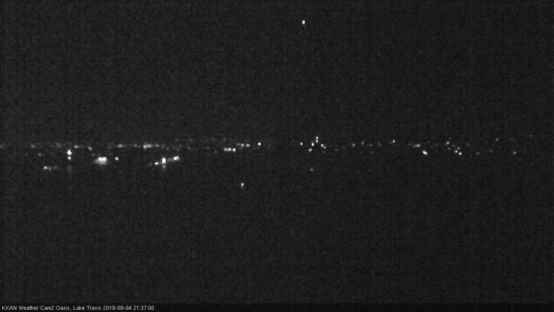 Lake Travis webcam, August 4, 2018 8:40 PM CT