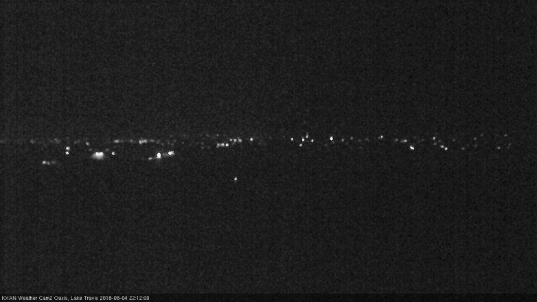 Lake Travis webcam, August 4, 2018 9:15 PM CT