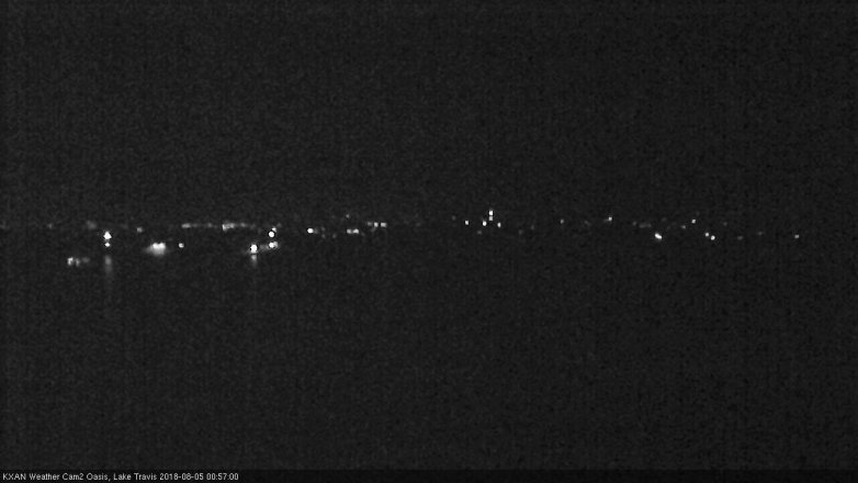 Lake Travis webcam, August 4, 2018 12:00 AM CT