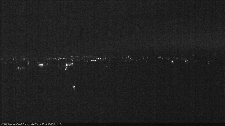 Lake Travis webcam, August 5, 2018 8:25 PM CT