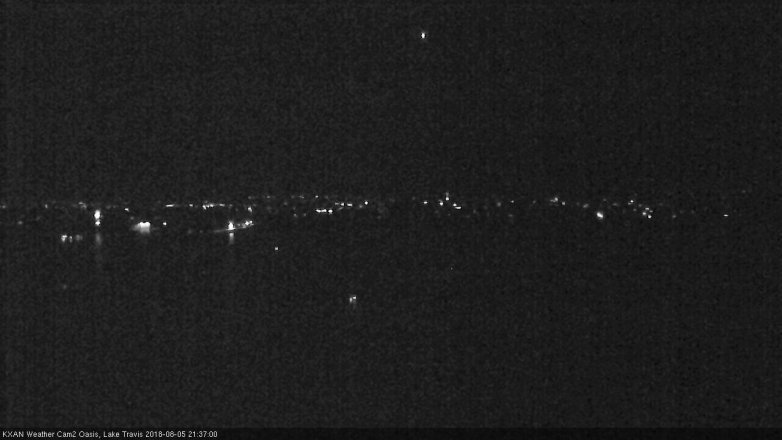 Lake Travis webcam, August 5, 2018 8:40 PM CT