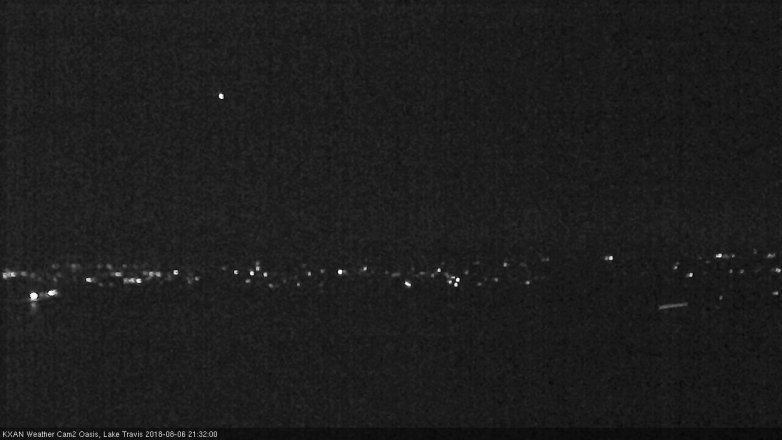 Lake Travis webcam, August 6, 2018 8:35 PM CT