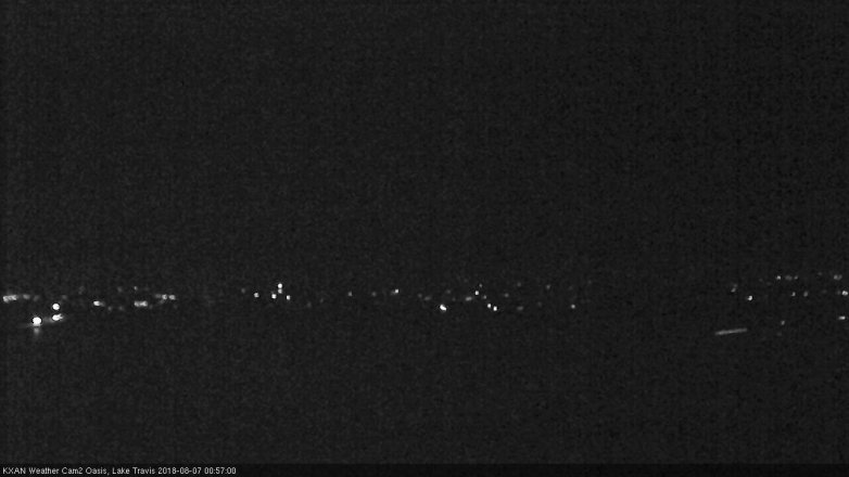 Lake Travis webcam, August 6, 2018 12:00 AM CT