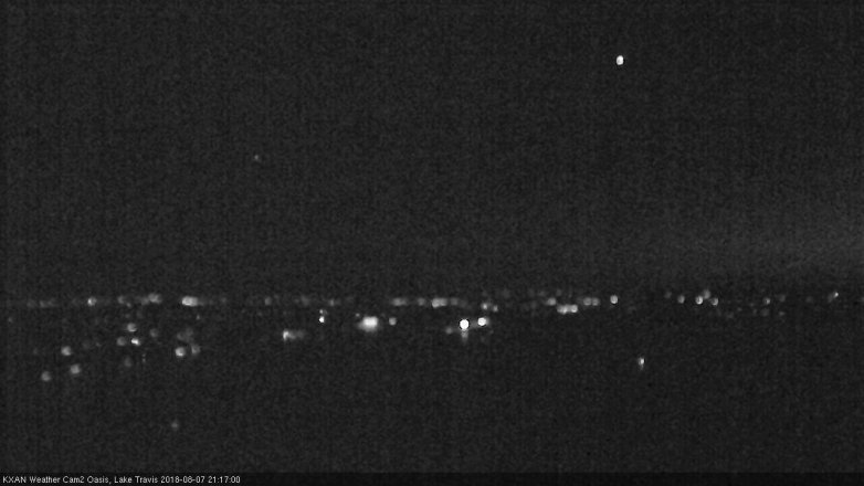 Lake Travis webcam, August 7, 2018 8:20 PM CT