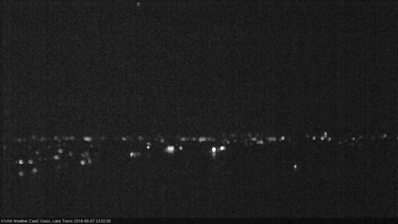 Lake Travis webcam, August 7, 2018 10:05 PM CT