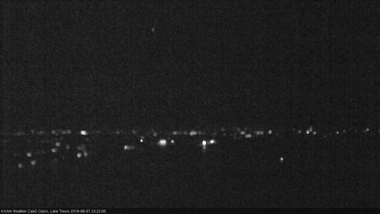 Lake Travis webcam, August 7, 2018 10:25 PM CT