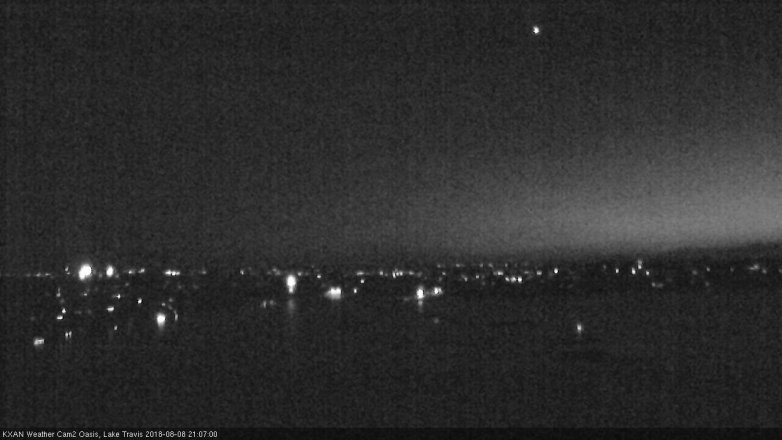 Lake Travis webcam, August 8, 2018 8:10 PM CT