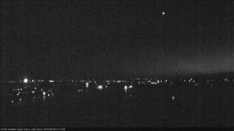Lake Travis webcam, August 8, 2018 8:15 PM CT