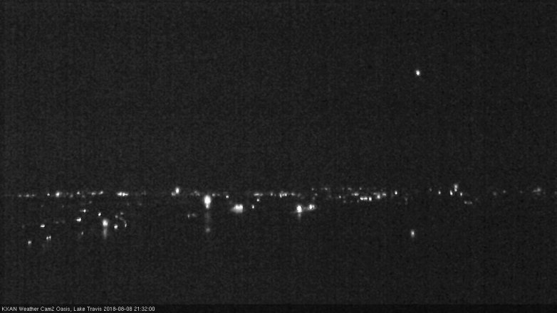 Lake Travis webcam, August 8, 2018 8:35 PM CT
