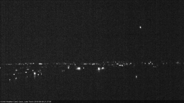 Lake Travis webcam, August 8, 2018 8:40 PM CT