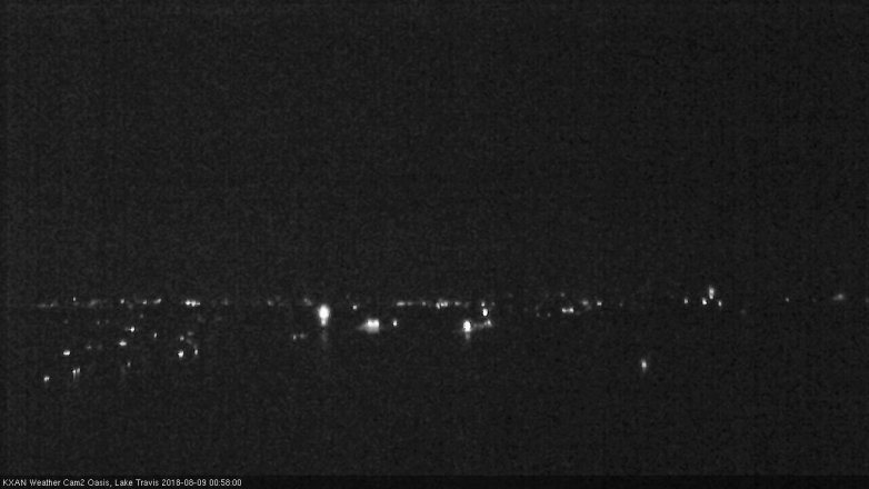 Lake Travis webcam, August 8, 2018 12:00 AM CT
