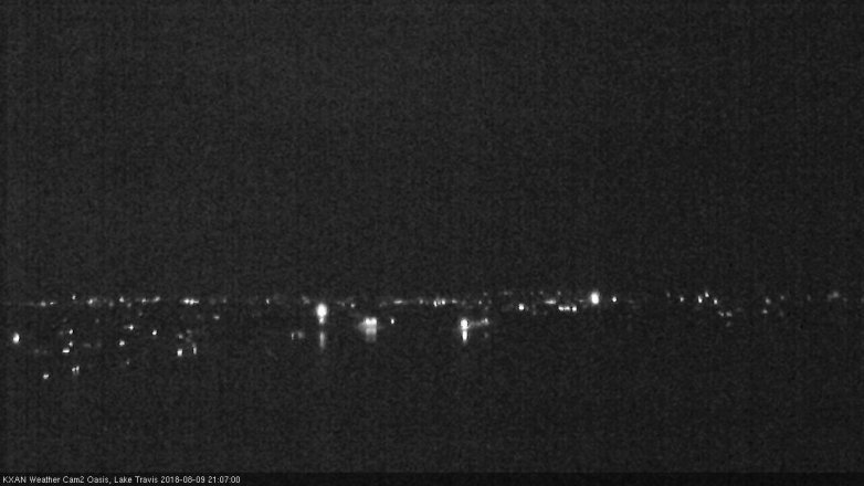 Lake Travis webcam, August 9, 2018 8:10 PM CT
