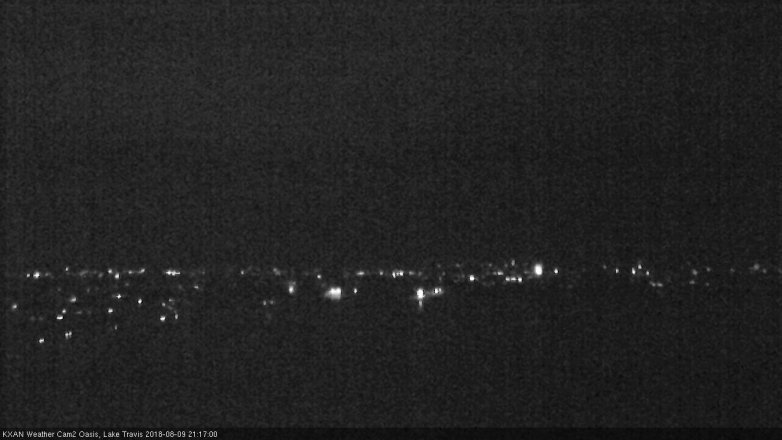 Lake Travis webcam, August 9, 2018 8:20 PM CT