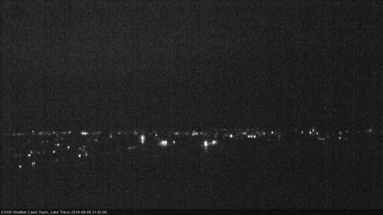 Lake Travis webcam, August 9, 2018 8:45 PM CT