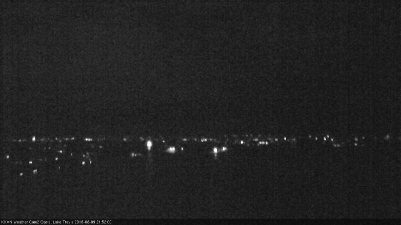 Lake Travis webcam, August 9, 2018 8:55 PM CT