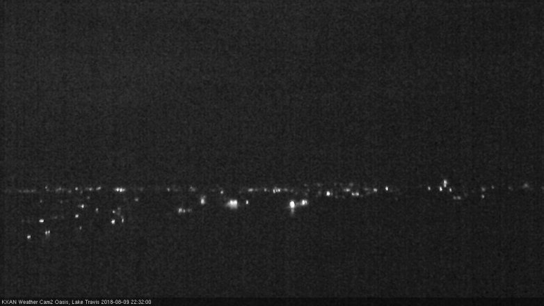 Lake Travis webcam, August 9, 2018 9:35 PM CT