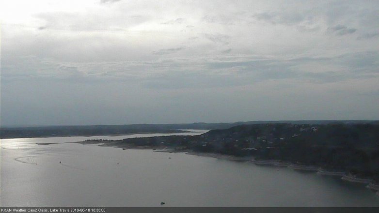 Lake Travis webcam, August 10, 2018 5:35 PM CT