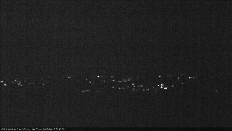 Lake Travis webcam, August 10, 2018 8:15 PM CT