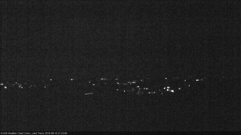 Lake Travis webcam, August 10, 2018 8:25 PM CT
