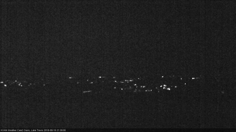 Lake Travis webcam, August 10, 2018 8:40 PM CT