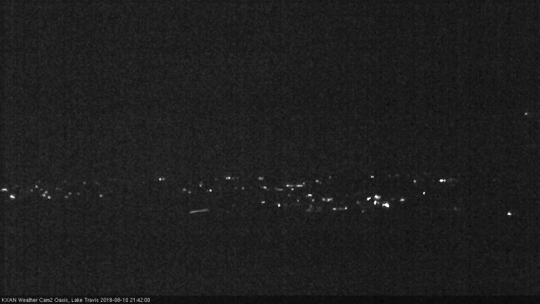 Lake Travis webcam, August 10, 2018 8:45 PM CT