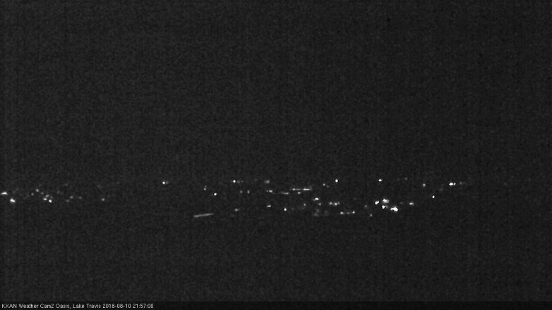 Lake Travis webcam, August 10, 2018 9:00 PM CT