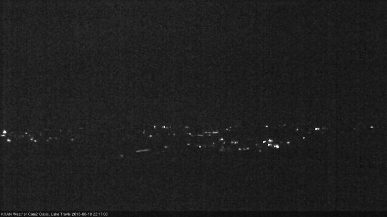 Lake Travis webcam, August 10, 2018 9:20 PM CT