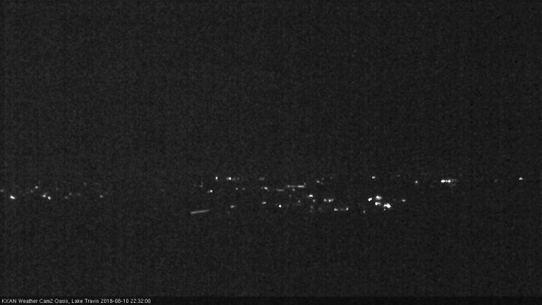 Lake Travis webcam, August 10, 2018 9:35 PM CT