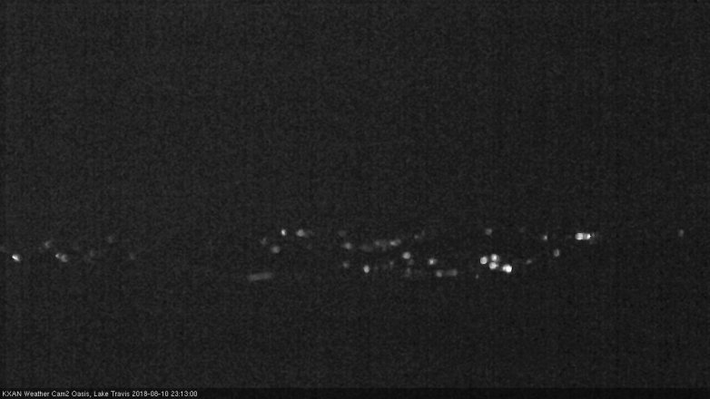Lake Travis webcam, August 10, 2018 10:15 PM CT