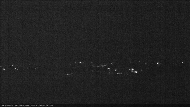 Lake Travis webcam, August 10, 2018 10:25 PM CT