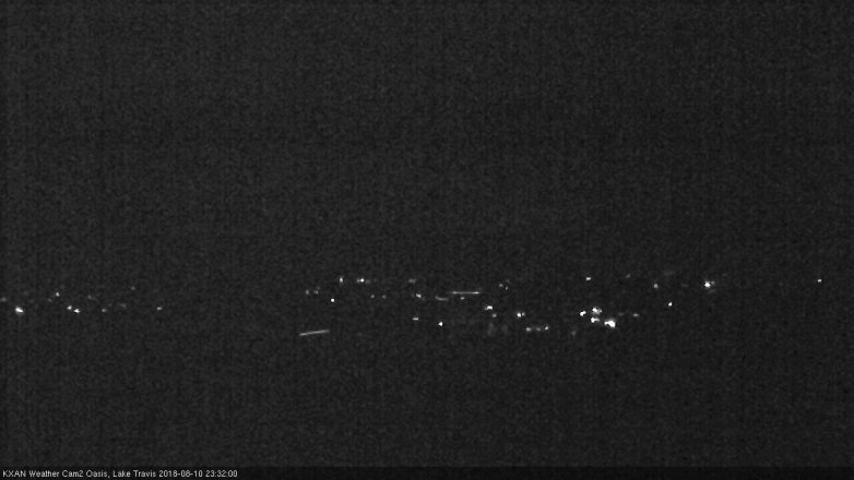 Lake Travis webcam, August 10, 2018 10:35 PM CT