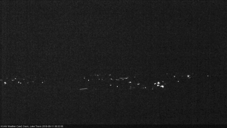 Lake Travis webcam, August 10, 2018 11:35 PM CT