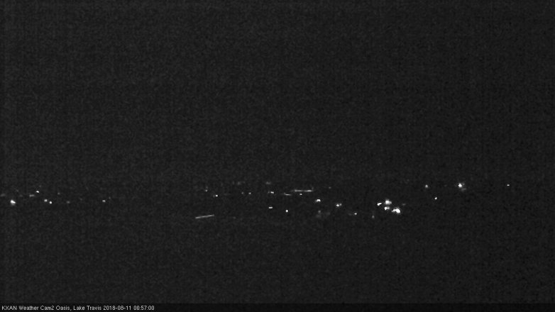 Lake Travis webcam, August 10, 2018 12:00 AM CT
