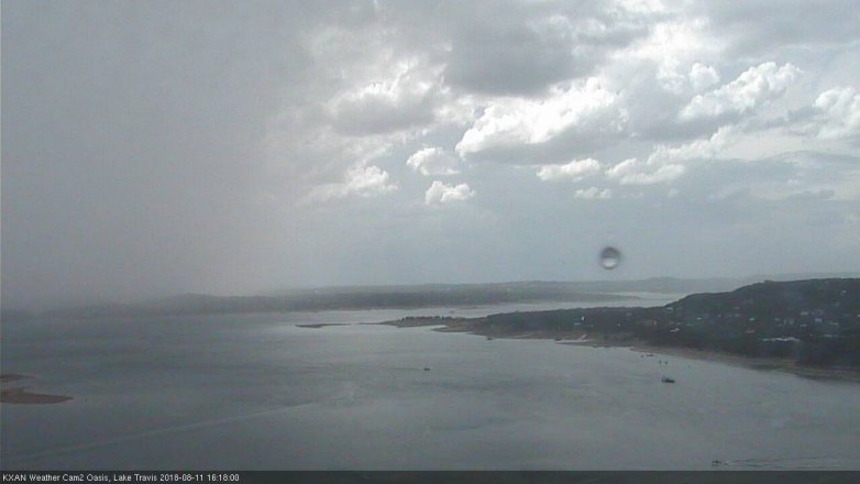 Lake Travis webcam, August 11, 2018 3:20 PM CT