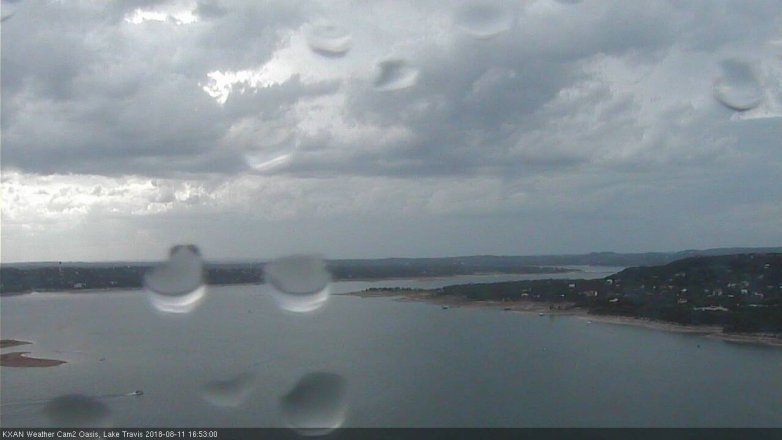 Lake Travis webcam, August 11, 2018 3:55 PM CT