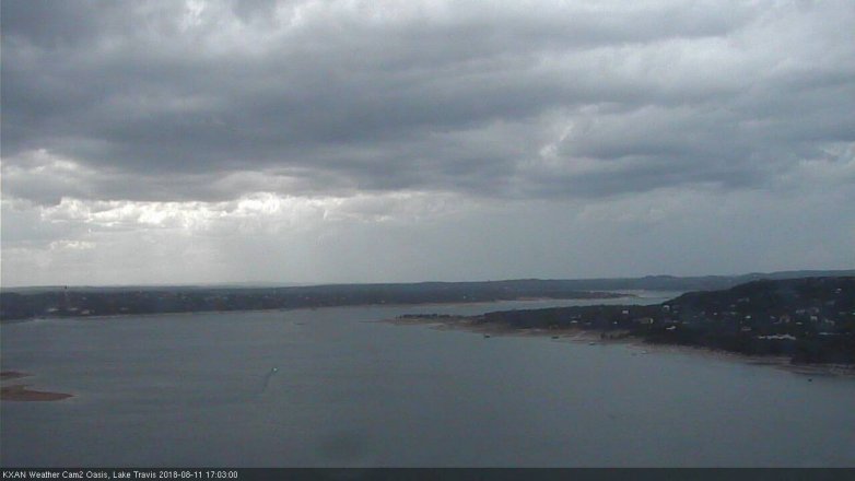 Lake Travis webcam, August 11, 2018 4:05 PM CT