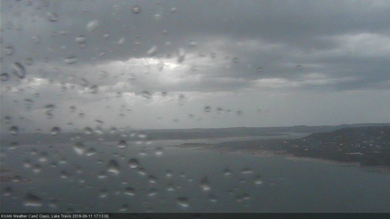 Lake Travis webcam, August 11, 2018 4:15 PM CT