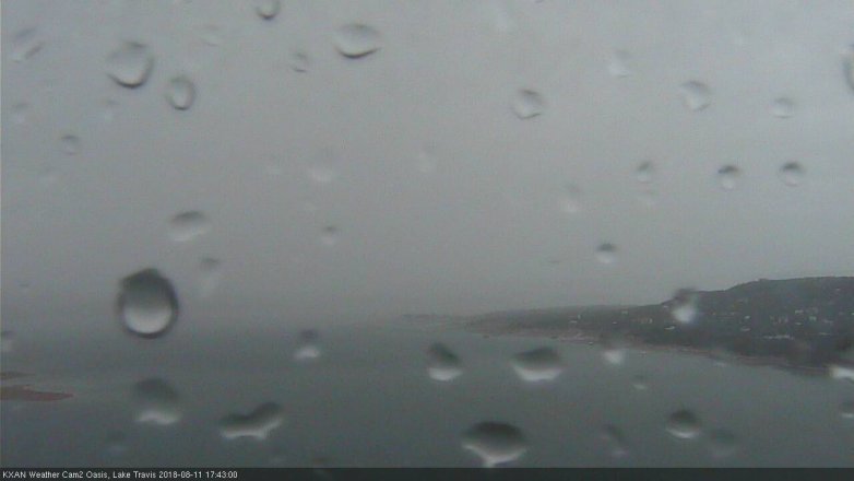 Lake Travis webcam, August 11, 2018 4:45 PM CT