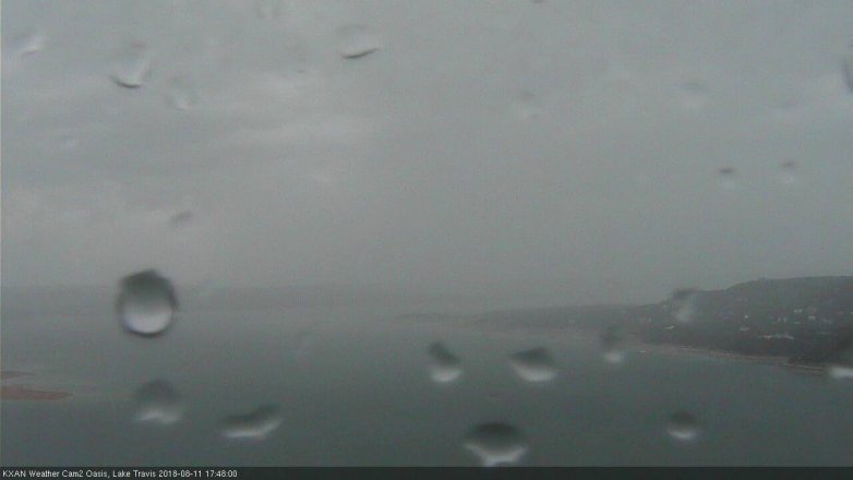 Lake Travis webcam, August 11, 2018 4:50 PM CT